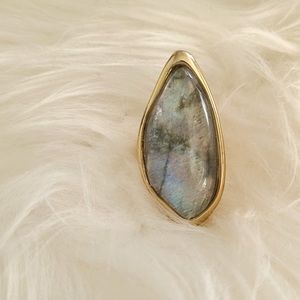 Alexis Bittar Labradorite Stone Statement Ring